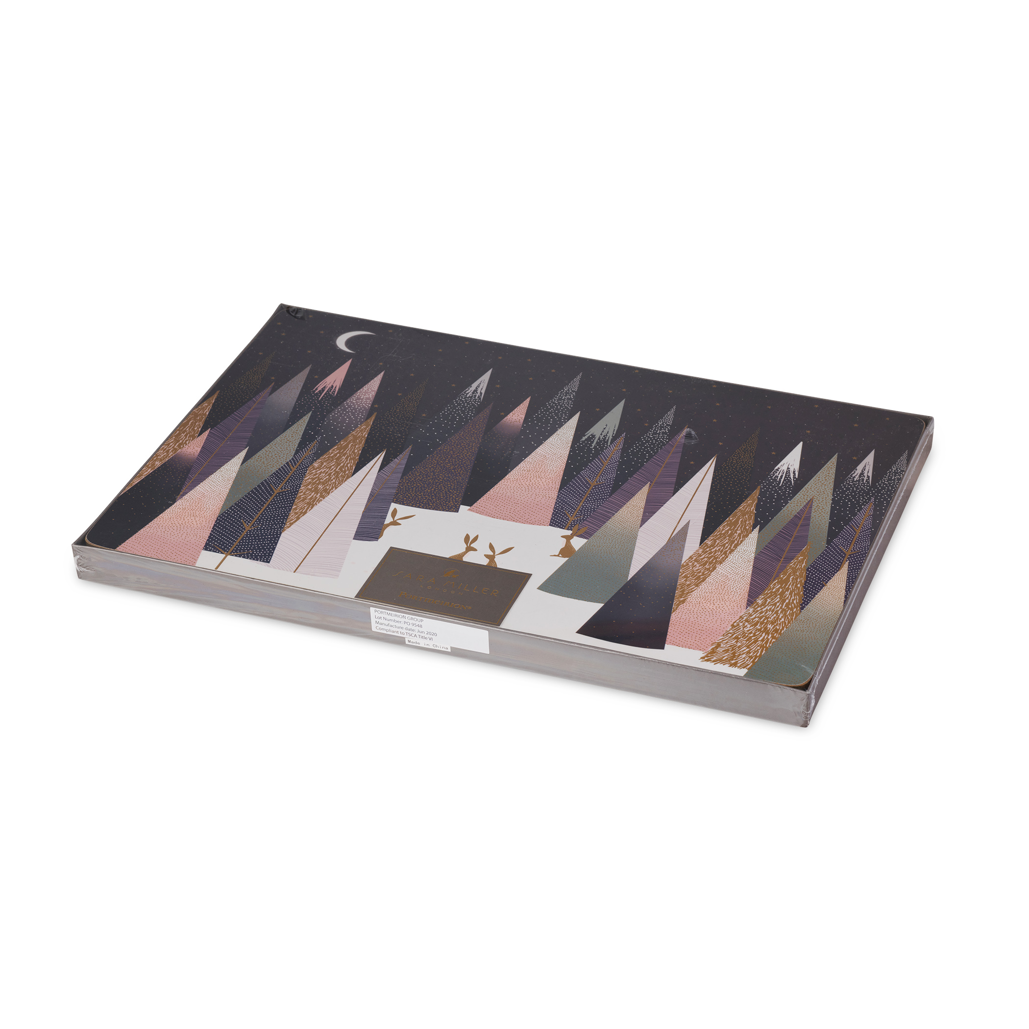 Sara Miller London Frosted Pines Placemats Set of 4 image number null